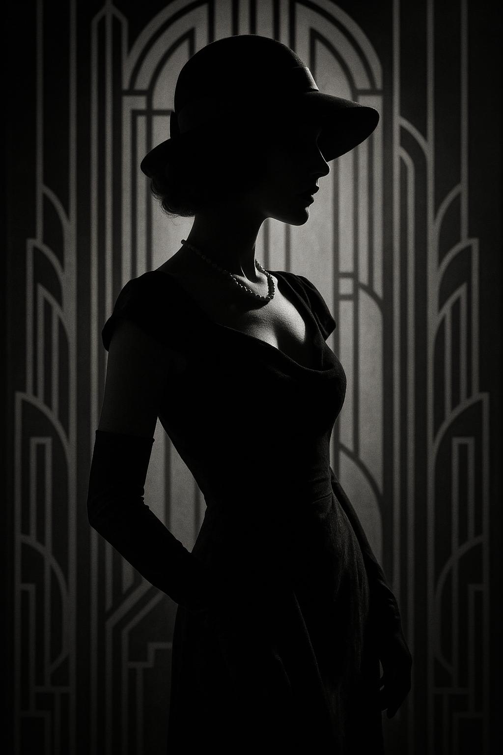 Vintage silhouette